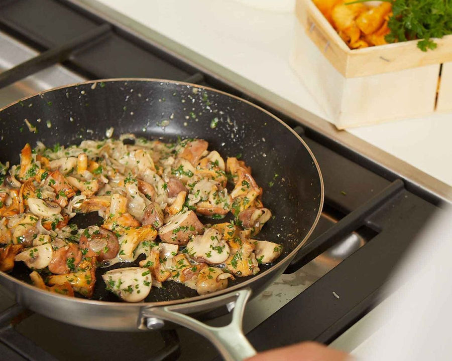 Pâtes aux champignons