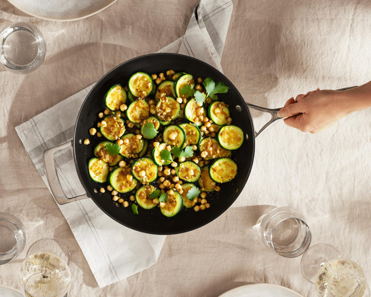 Zucchini Kichererbsen