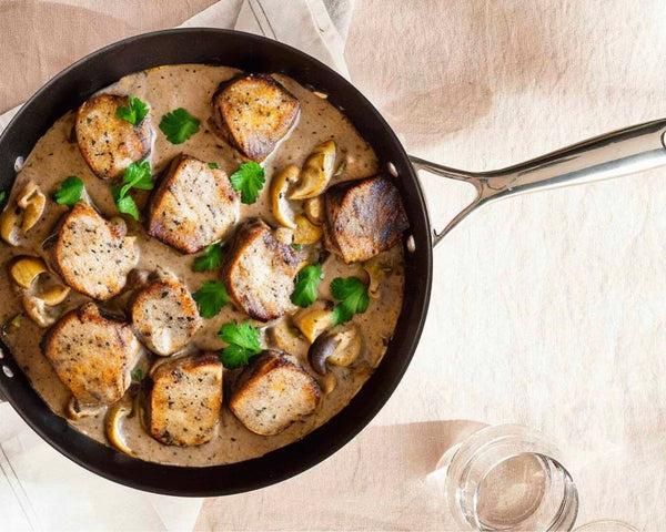 Schweinemedaillon mit Champignons