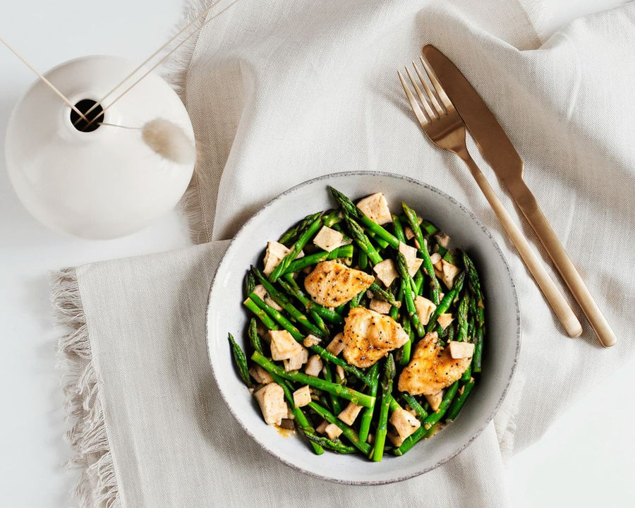 Hähnchen mit Spargel