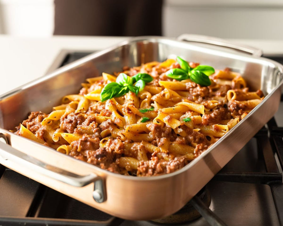 Gratin de pâtes rapide à la viande hachée