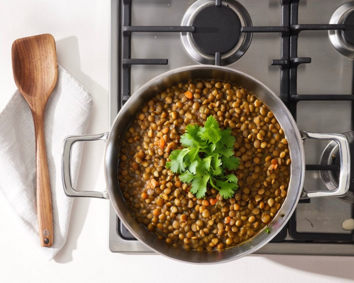 Linsensuppe mit Dosenlinsen