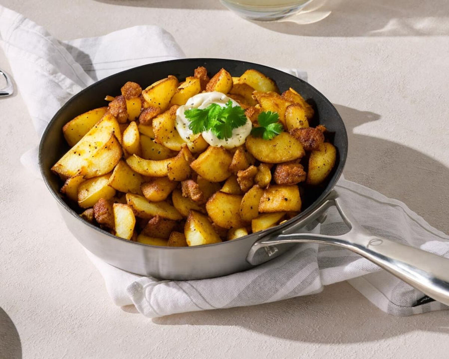 Patate arrosto con gyros