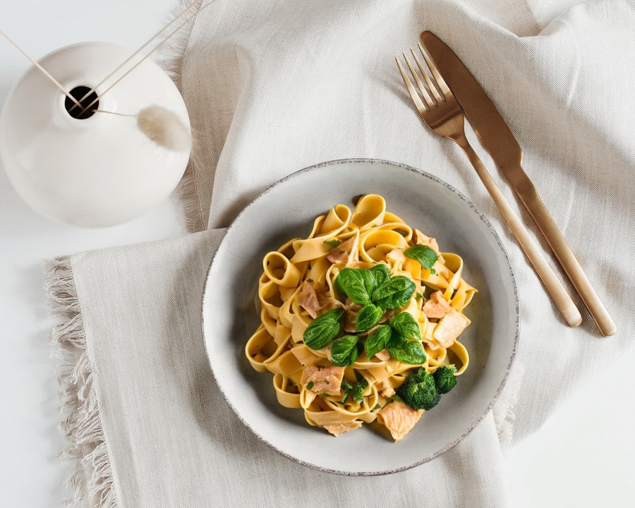Tagliatelles au saumon