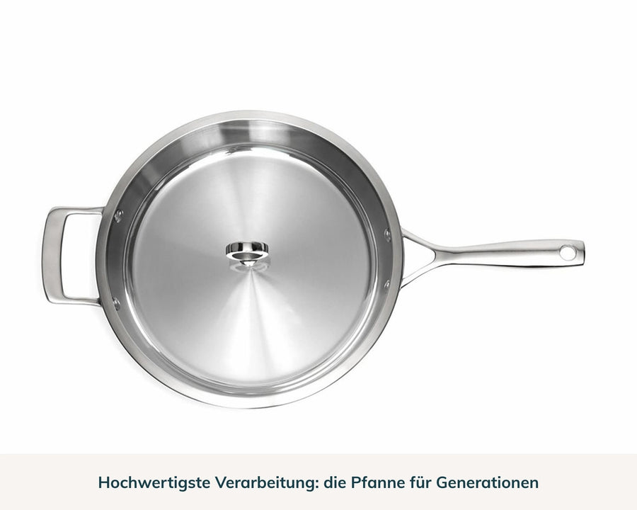 Die unbeschichtete Kupferkernpfanne, 30 cm