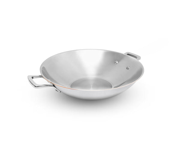 Kupferkern Wok unbeschichtet