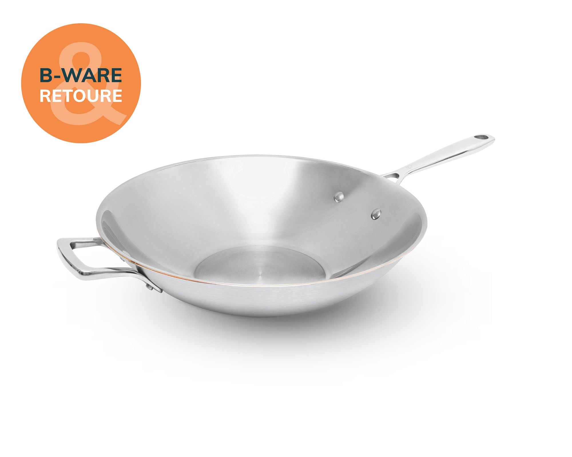 Il wok con nucleo in rame (B)