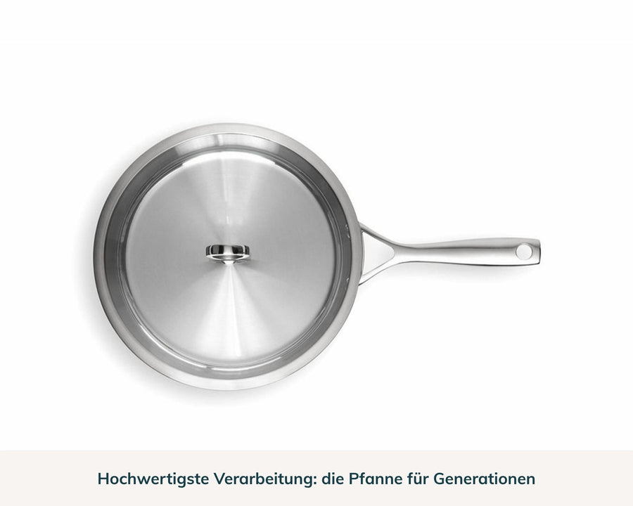 Die unbeschichtete Kupferkernpfanne, 28 cm